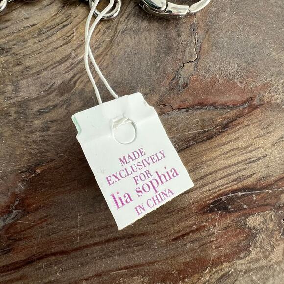 🍭6/$30 New Lia Sophia Silver Adjustable Infinitime Infinity Necklace Extender - Picture 4 of 5